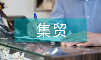 集贸物管调查汇报材料